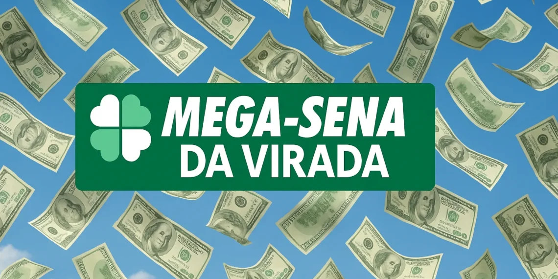 Mega-Sena da Virada. Foto: Montagem/Revista dos Benefícios