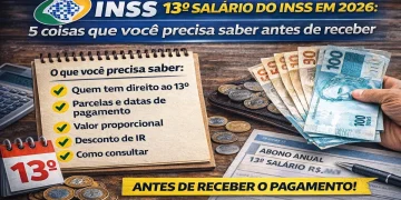 13º salário do INSS: 5 coisas que você precisa saber antes de receber o pagamento em 2026