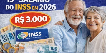 13º salário do INSS: Saiba o que acontece se você recebe um salário de R$3 mil em 2026
