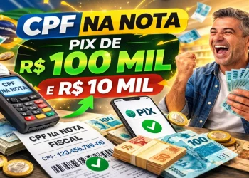 CPF na nota: PIX de R$ 100 mil e de R$ 10 mil serão liberados nesta quinta-feira (26/02)