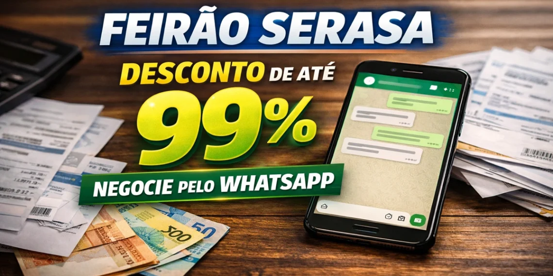 Feirão Limpa Nome vai beneficiar brasileiros com WhatsApp