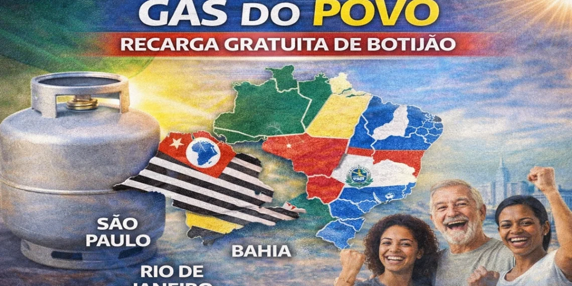 Gás do Povo. Foto: Montagem/Revista dos Benefícios