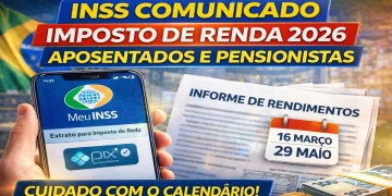 INSS emite comunicado para os brasileiros envolvendo o Imposto de Renda 2026