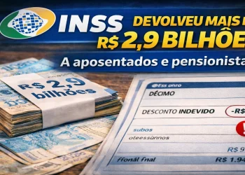 INSS devolveu mais de R$2,9 bilhões