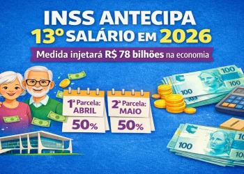 INSS dá sinal verde para antecipação do 13º salário em 2026 e medida deve injetar R$ 78 bilhões na economia brasileira