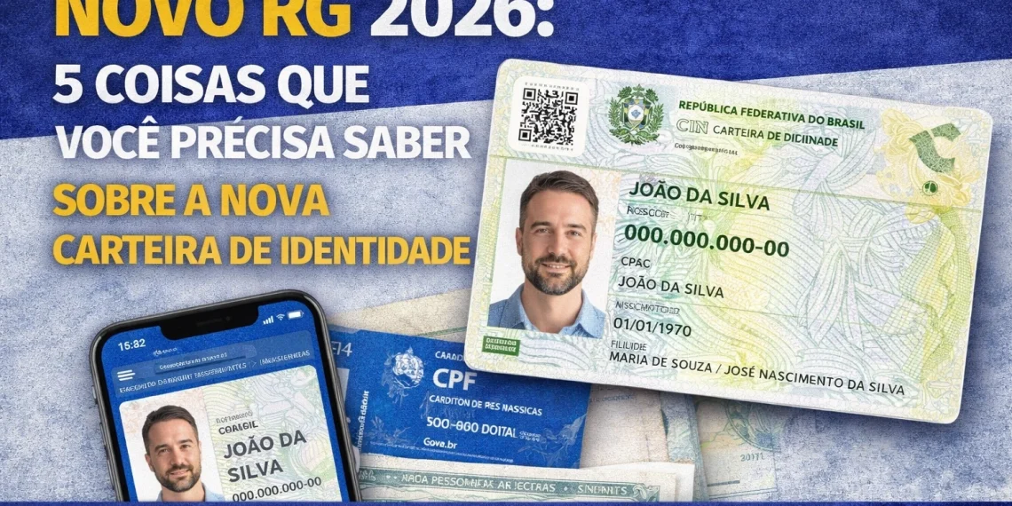 NOVO RG. Foto: Montagem/Revista dos Benefícios