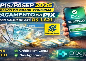 PIS/Pasep 2026: Banco do Brasil confirma pagamento via PIX com valor de até R$1.621