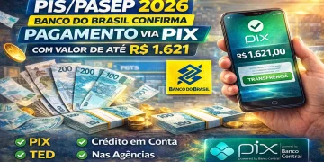 PIS/Pasep 2026: Banco do Brasil confirma pagamento via PIX com valor de até R$1.621