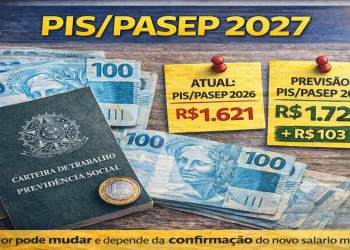 PIS/PASEP 2027: valor vai aumentar mais de R$100, segundo previsão preliminar do Governo