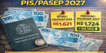 PIS/PASEP 2027: valor vai aumentar mais de R$100, segundo previsão preliminar do Governo