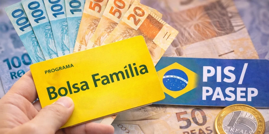 Bolsa Família e PIS/PASEP. Foto: Montagem/Revista dos Benefícios
