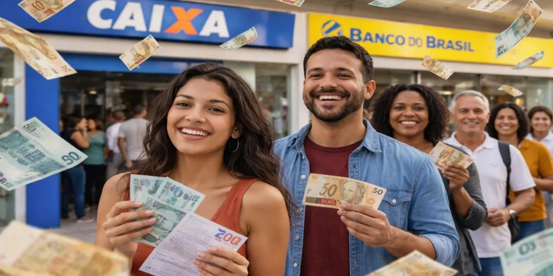 Caixa e Banco do Brasil. Foto: Montagem/Revista dos Benefícios