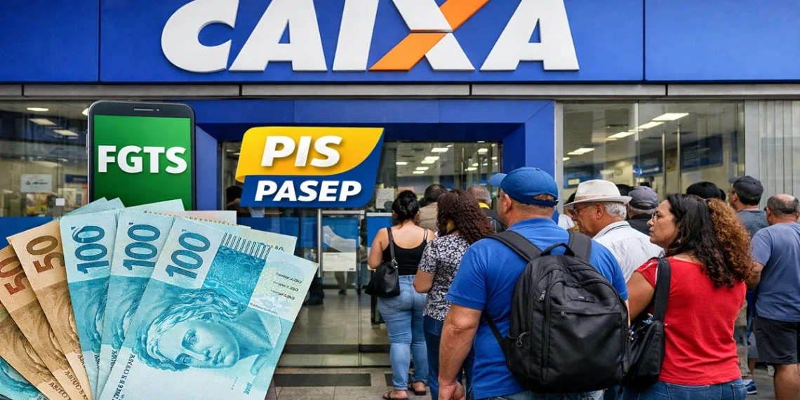 Saque do FGTS e PIS. Foto: Montagem/Revista dos Benefícios