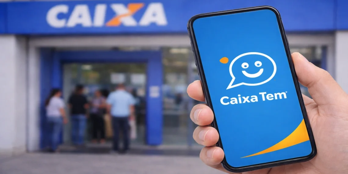 Caixa Tem. Foto: Montagem/Revista dos Benefícios