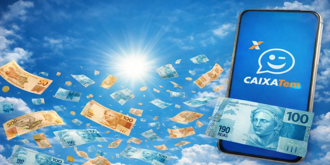 Caixa Tem. Foto: Montagem/Revista dos Benefícios