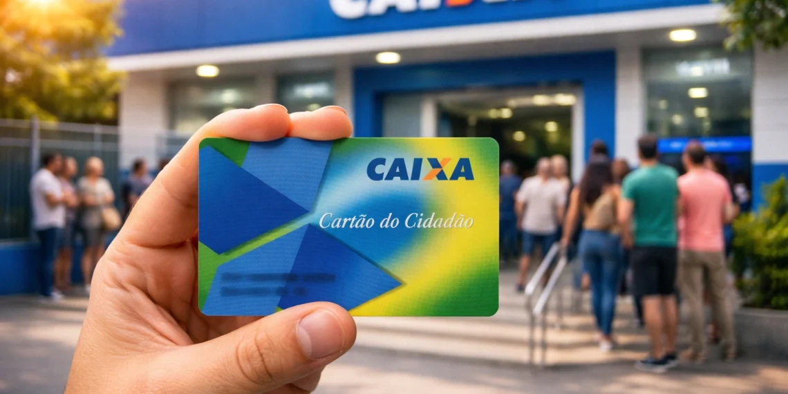 Cartão Cidadão da Caixa. Foto: Montagem/Revista dos Benefícios
