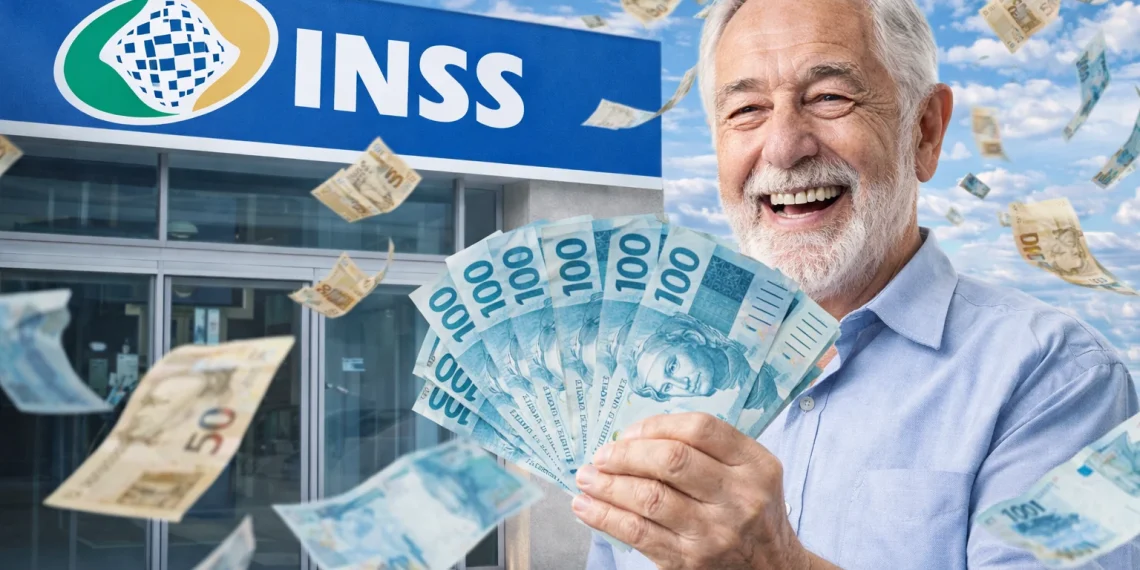 Pagamento INSS. Foto: Montagem/Revista dos Benefícios