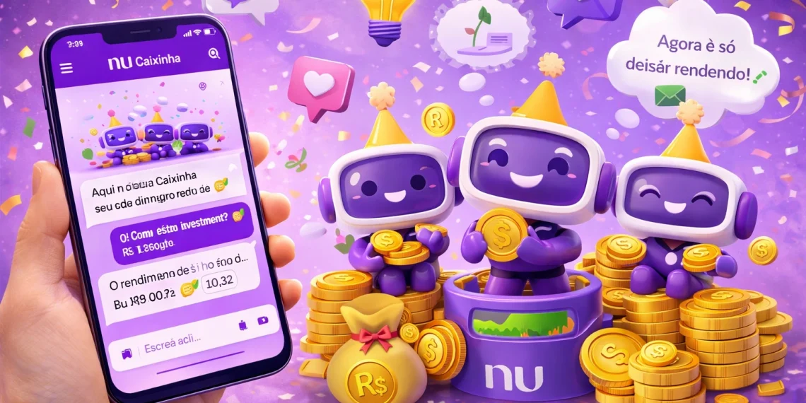 Caixinha do Nubank. Foto: Montagem/Revista dos Benefícios