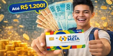 Pé de Meia faz pagamento nesta terça (03/03), quarta (04/03) e quinta (05/03) com valores de até R$1.200,00 – veja como receber