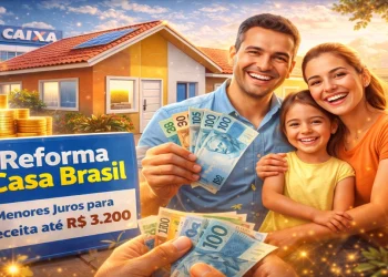 CAIXA: Famílias com renda de até R$ 3.200 ganham direito a juros mais baixos na reforma das suas casas