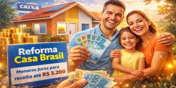 CAIXA: Famílias com renda de até R$ 3.200 ganham direito a juros mais baixos na reforma das suas casas