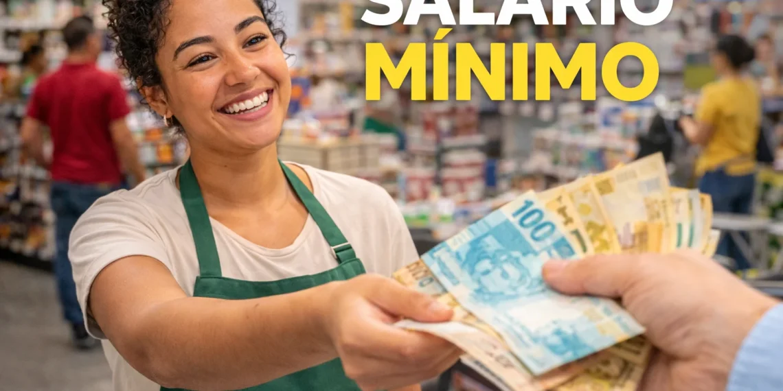 Salário Mínimo Comercial. Foto: Montagem/Revista dos Benefícios