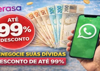 SERASA entrega em março 99% de desconto nas dívidas com negociações por telefone, site, aplicativo, WhatsApp e 7 mil agências dos Correios