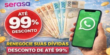 SERASA entrega em março 99% de desconto nas dívidas com negociações por telefone, site, aplicativo, WhatsApp e 7 mil agências dos Correios
