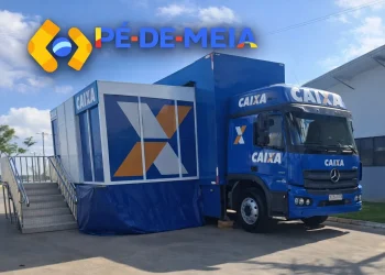 Fique atento! Caminhão CAIXA vai atender beneficiários do Pé de Meia até esta sexta-feira (10/04)