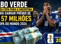 Jogadores da seleção de Cabo Verde em campo após a eliminação para a Argentina, com destaque para a premiação de R$ 57 milhões conquistada pela campanha na Copa do Mundo de 2026.