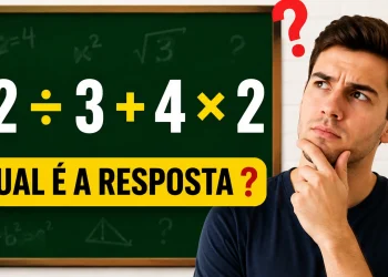 Cálculo 12 ÷ 3 + 4 × 2 parece simples, mas muita gente erra; entenda a ordem correta das operações