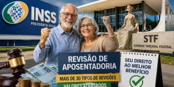 Após reviravolta no STF, aposentados voltam a ter chance de revisar o benefício do INSS, e decisões do STJ abrem caminho para mais de 30 tipos de revisões com pagamento de atrasados