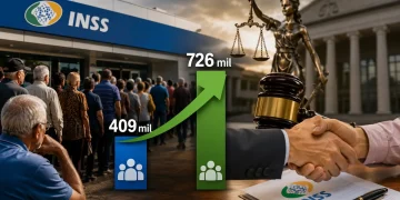 De 409 mil para 726 mil acordos na Justiça, filas fora das agências e milhares de segurados recorrendo aos tribunais: por que as ações contra o INSS continuam crescendo no Brasil
