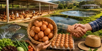 Cinco hectares produtivos, até 150 dúzias de ovos por dia e renda superior a R$ 30 mil por mês: conheça a agroindústria gaúcha que reúne piscicultura, produção rural e infraestrutura completa e agora busca um novo dono