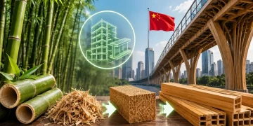 China transforma bambu em material engenheirado de alta resistência para construção