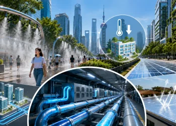 Fim do ar-condicionado? Conheça a tecnologia da China que resfria bairros inteiros e combate o calor extremo