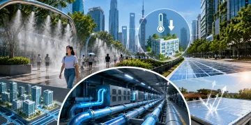 Fim do ar-condicionado? Conheça a tecnologia da China que resfria bairros inteiros e combate o calor extremo