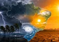 Ciclone extratropical e ‘veranico’ em 7 estados: veja a previsão do tempo para o Brasil nesta terça-feira (04/08)