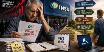 De 4,3 milhões de negativas, fila menor e prazos legais de até 90 dias: por que os pedidos negados pelo INSS dispararam em 2026 e quais são os caminhos para contestar a decisão