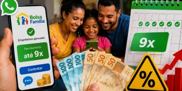 Parcelamento em até 9 vezes, juros elevados e contratação pelo celular: o que mudou no empréstimo para beneficiários do Bolsa Família e por que especialistas recomendam cautela antes de contratar