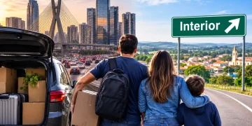 Adeus à selva de pedras? Alto custo de vida faz moradores deixarem São Paulo em busca de aluguel até 50% mais barato, mais tempo com a família e melhor qualidade de vida