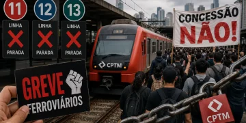Linhas 11, 12 e 13 paradas, milhares de passageiros afetados e disputa sobre concessões: o que está por trás da greve na CPTM que mudou a rotina de São Paulo