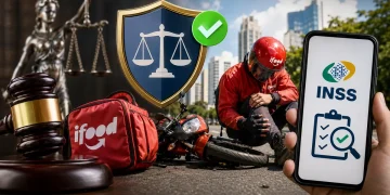 Justiça impede INSS de negar automaticamente benefício a entregadores após acidente