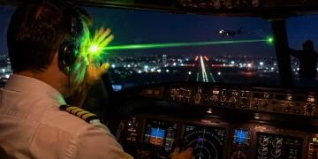 Perigo no ar: Piloto de avião é desorientado por laser e aborta pouso com 159 pessoas a bordo