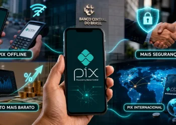 Banco Central prepara novas funções para o Pix, incluindo pagamentos offline, crédito e reforço na segurança