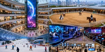 O maior Shopping Center do mundo reúne hípica no telhado, tela gigante de 9 andares, pista de esqui indoor e dezenas de atrações tecnológicas, transformando 1 único prédio em uma verdadeira cidade dentro da cidade
