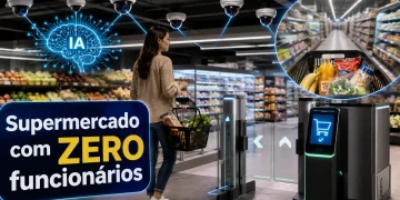 Mais de 300 câmeras, inteligência artificial e compras em menos de cinco minutos: como o primeiro supermercado 100% autônomo do Brasil está transformando o varejo em Curitiba